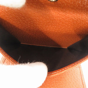 美品 グッチ 131887 GGキャンバス ベージュ 三つ折り財布 1018【中古】GUCCI