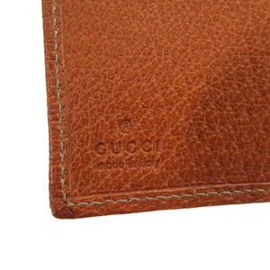 美品 グッチ 131887 GGキャンバス ベージュ 三つ折り財布 1018【中古】GUCCI