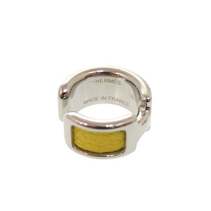 新品同様 エルメス オランプPM ジョーヌナプル シルバー金具 イヤーカフ アクセサリー 1020 【中古】 HERMES