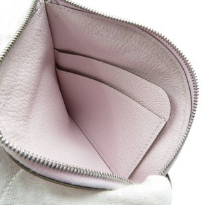 美品 エルメス パドック U刻印 シェーブル シルバー金具 モーヴペール ルージュセリエ コインケース 小銭入れ 1163【中古】HERMES