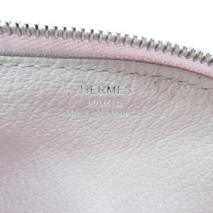 美品 エルメス パドック U刻印 シェーブル シルバー金具 モーヴペール ルージュセリエ コインケース 小銭入れ 1163【中古】HERMES