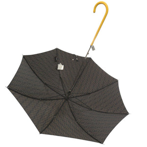 未使用品 フェンディ ズッカ柄 ポケモンコラボ カイリュー ナイロン ブラウン 傘 茶 1180【中古】FENDI