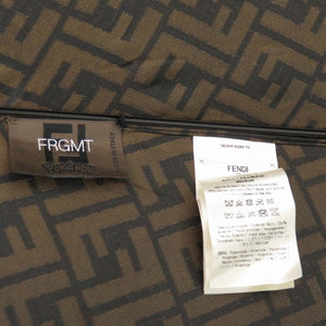 未使用品 フェンディ ズッカ柄 ポケモンコラボ カイリュー ナイロン ブラウン 傘 茶 1180【中古】FENDI