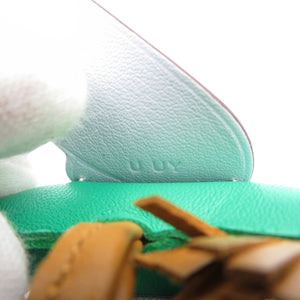 美品 エルメス ロデオペガサスPM U刻印 アニョーミロ ミント セサミ ブルーブリュム バッグチャーム 1197【中古】HERMES