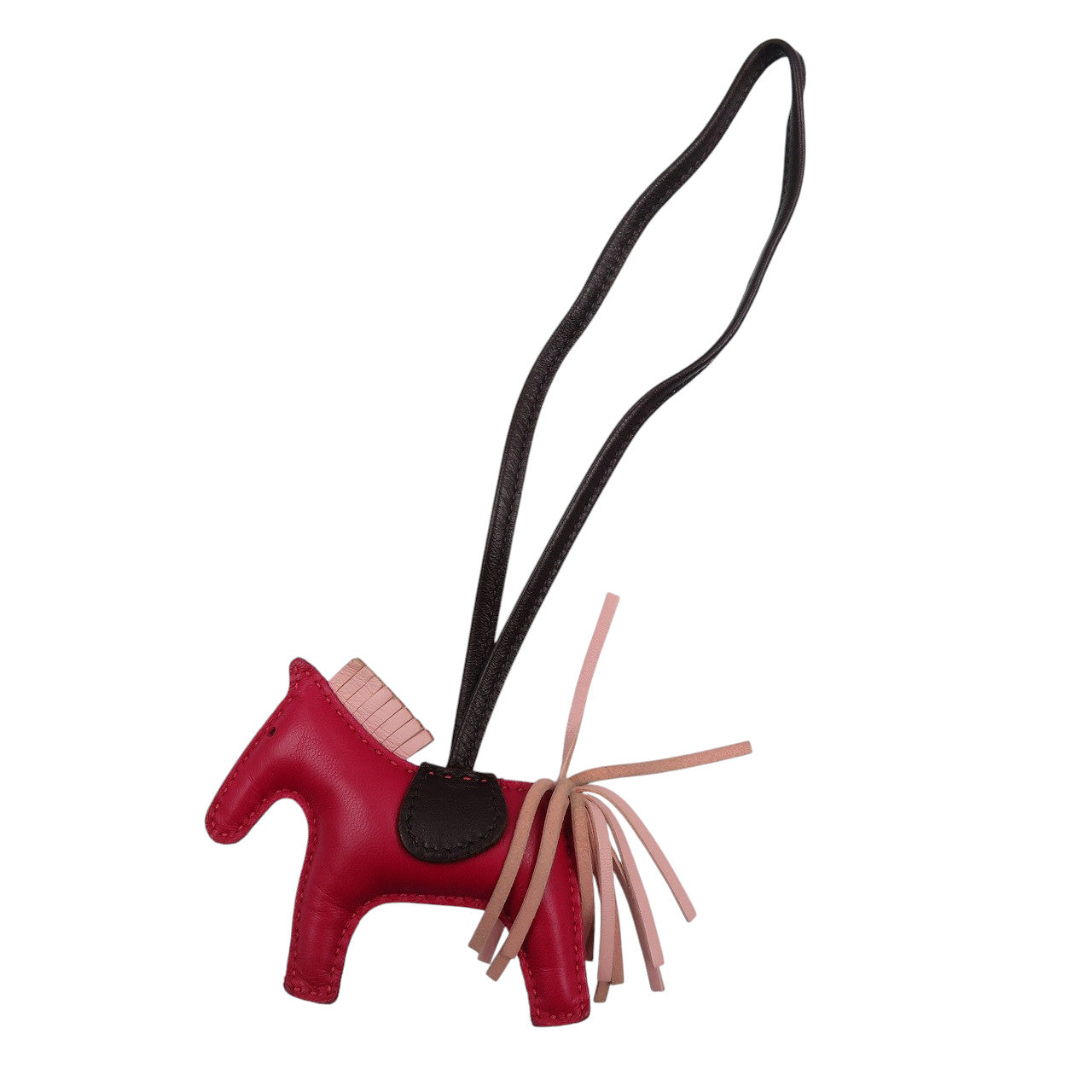 エルメス ロデオPM チャーム U刻印 アニョーミロ フランボワーズ ローズサクラ バッグチャーム 1198【中古】HERMES