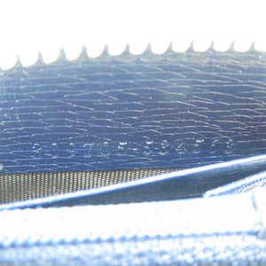 美品 グッチ ハート 309705 レザー ゴールド金具 ネイビー レッド ラウンドファスナー 長財布 1200【中古】GUCCI