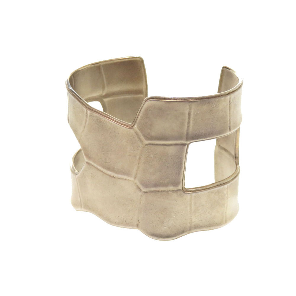 美品 エルメス メモワール バングル シルバー925 アクセサリー 1214 【中古】 HERMES