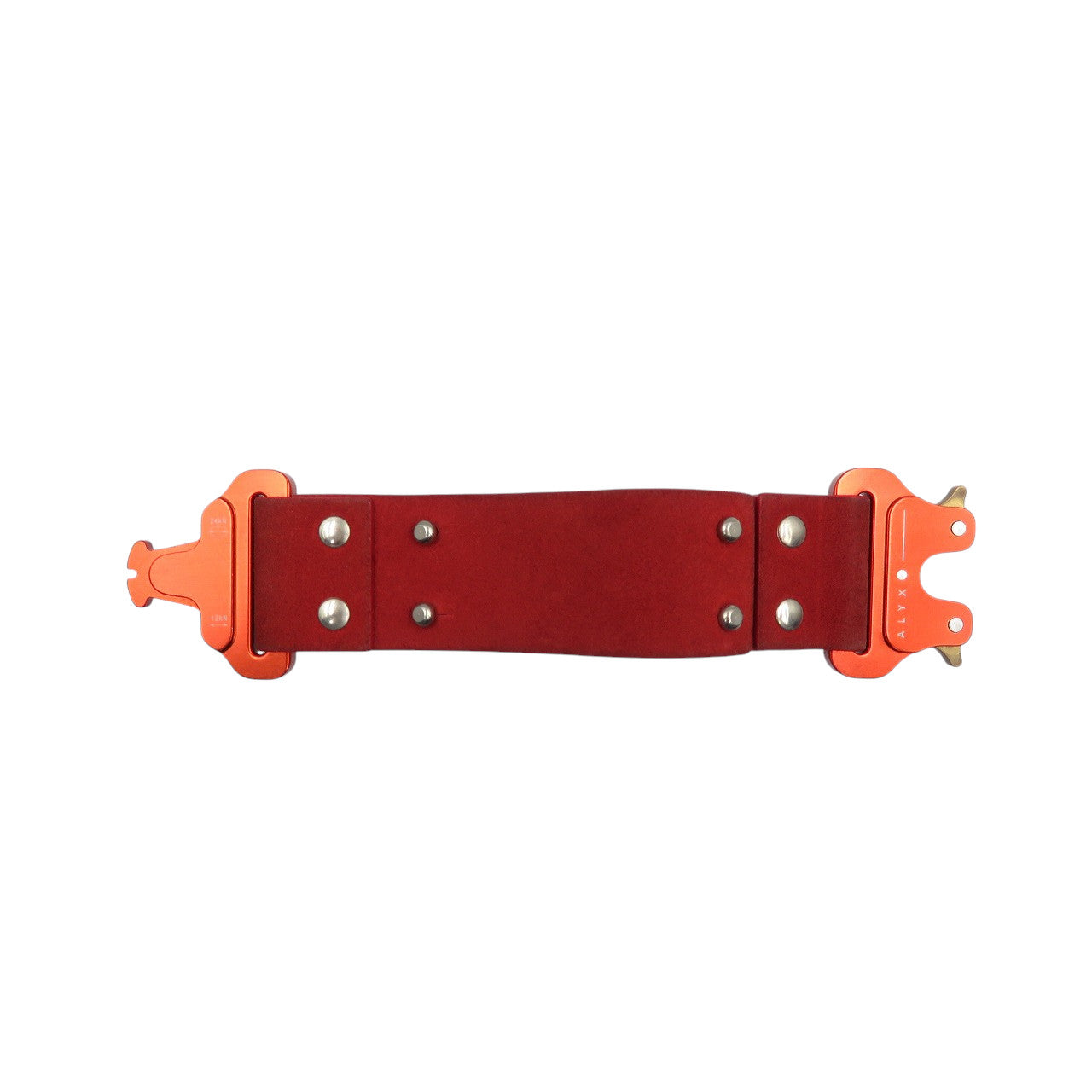アリクス ビッグ バックル ブレスレット メタル レッド シルバー バングル ブレスレット 1230【中古】1017 ALYX 9SM