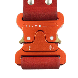 アリクス ビッグ バックル ブレスレット メタル レッド シルバー バングル ブレスレット 1230【中古】1017 ALYX 9SM