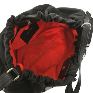 美品 アレキサンダーマックイーン 669589 16XZA ナイロン ブラック ショルダーバッグ 1242【中古】Alexander McQueen