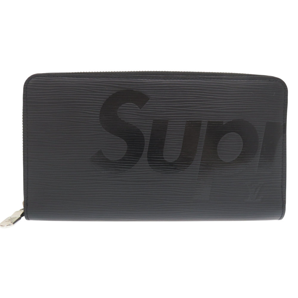 新品同様 ルイ ヴィトン × シュプリーム ジッピーオーガナイザー エピ ブラック M67723 長財布 LV 1260【中古】LOUIS VUITTON メンズ