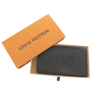 新品同様 ルイ ヴィトン × シュプリーム ジッピーオーガナイザー エピ ブラック M67723 長財布 LV 1260【中古】LOUIS VUITTON メンズ