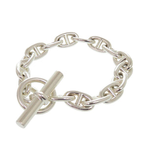 美品 エルメス シェーヌダンクル MM 16コマ シルバー925 ブレスレット 1262【中古】HERMES