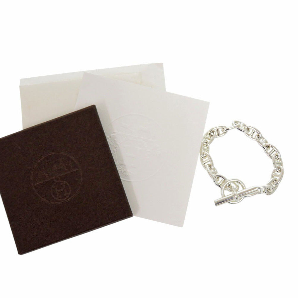 美品 エルメス シェーヌダンクル MM 16コマ シルバー925 ブレスレット 1262【中古】HERMES