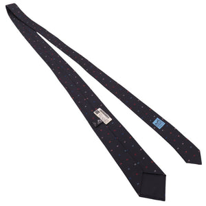 未使用品 エルメス Hロゴ ネクタイ シルク Anthracite Multicolor 1266【中古】HERMES