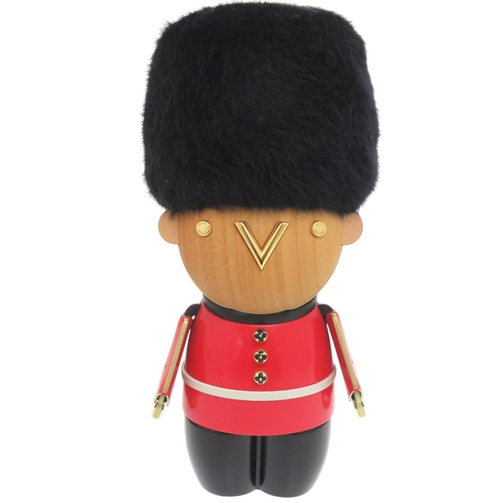 新品同様 ルイ ヴィトン ロンドンガード ガストン GI0689 ウッド レッド/ブラック オブジェ 赤/黒 LV 1280【中古】LOUIS VUITTON