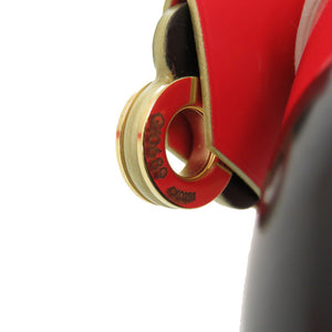 新品同様 ルイ ヴィトン ロンドンガード ガストン GI0689 ウッド レッド/ブラック オブジェ 赤/黒 LV 1280【中古】LOUIS VUITTON