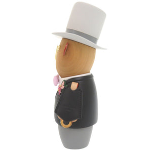 新品同様 ルイ ヴィトン ガストン ブライドグルーム GI0761 ウッド ブラック/グレー オブジェ 黒 LV 1281【中古】LOUIS VUITTON
