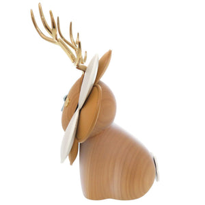 新品同様 ルイ ヴィトン ぺチュラ レンヌ トナカイ GI0962 ウッド/レザー ホワイト オブジェ 白 LV 1282【中古】LOUIS VUITTON