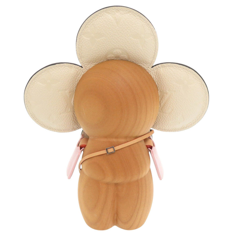 新品同様 ルイ ヴィトン ワイルドアットハート ヴィヴィエンヌ GI0657 ウッド/レザー ピンク レオパード オブジェ LV 1284【中古】LOUIS VUITTON