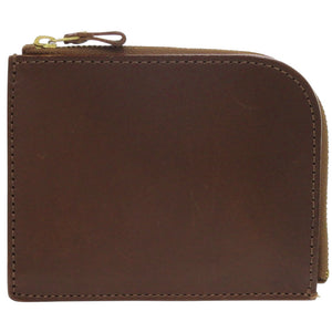 ツチヤカバン Lファスナー レザー ブラウン コインケース 財布 茶 1286-1【中古】土屋鞄