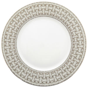 未使用品 エルメス モザイクヴァンキャトル 陶器 ホワイト プレート 皿 食器 1318【中古】HERMES