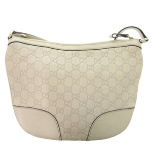 美品 グッチ ラブリー ハート グッチシマレザー アイボリー ショルダーバッグ 1328【中古】GUCCI