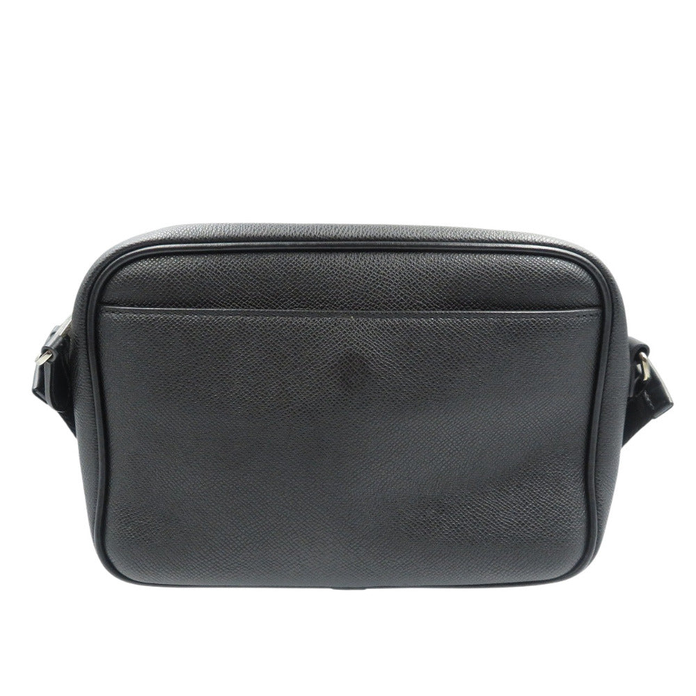 美品 バーバリー レザー シルバー金具 ブラック 黒 ショルダーバッグ 1338【中古】BURBERRY