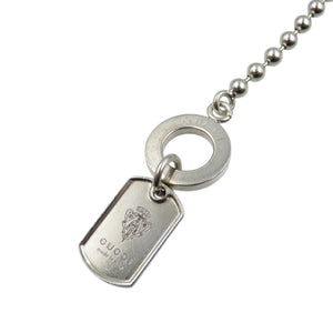 グッチ プレート ボールチェーン シルバー925 ブレスレット 1376【中古】GUCCI