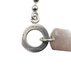 グッチ プレート ボールチェーン シルバー925 ブレスレット 1376【中古】GUCCI