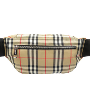 バーバリー ノバチェック コットン ポリエステル ブラウン ボディバッグ ウエストポーチ 1397【中古】BURBERRY