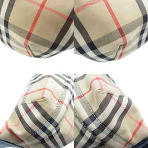 バーバリー ノバチェック コットン ポリエステル ブラウン ボディバッグ ウエストポーチ 1397【中古】BURBERRY