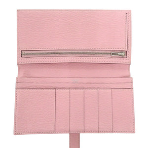 美品 エルメス ベアンスフレ シェーブル ローズサクラ T刻印(2015年製) 長財布 ピンク 1425【中古】HERMES