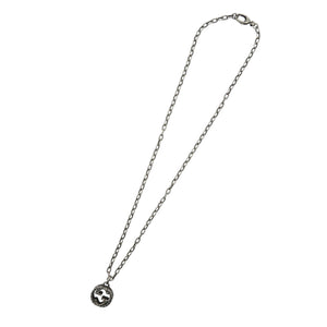 美品 グッチ インターロッキングG アラベスク ダブルG シルバー925 ネックレス 1431【中古】GUCCI