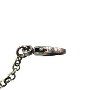 美品 グッチ インターロッキングG アラベスク ダブルG シルバー925 ネックレス 1431【中古】GUCCI