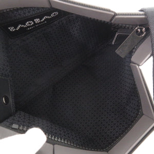 美品 イッセイミヤケ バオバオ BB23-AG687-14 PVC/ポリエステル グレー ショルダーバッグ 1434【中古】ISSEY MIYAKE