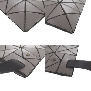 美品 イッセイミヤケ バオバオ BB23-AG687-14 PVC/ポリエステル グレー ショルダーバッグ 1434【中古】ISSEY MIYAKE