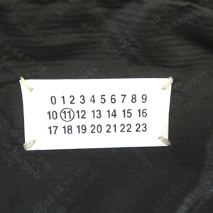 美品 メゾンマルジェラ ステレオタイプ S55WB0010 キャンバス ネイビー 紺 ブラック 黒 ボディバッグ ウエストポーチ 1436【中古】Maison Margiela