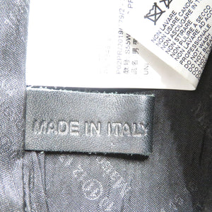 美品 メゾンマルジェラ ステレオタイプ S55WB0010 キャンバス ネイビー 紺 ブラック 黒 ボディバッグ ウエストポーチ 1436【中古】Maison Margiela