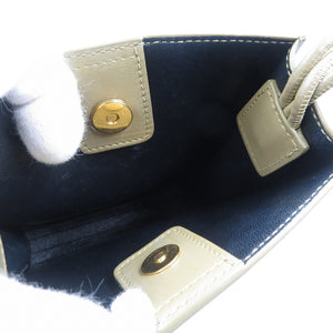 新品同様 ジルサンダー タングルSM レザー ゴールド金具 カーキ ショルダーバッグ 1438【中古】JIL SANDER