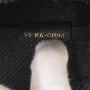 美品 クリスチャンディオール サドルバッグ エンブロイダリーキャンバス 迷彩 ウエストバッグ ネイビー 1490【中古】Christian Dior