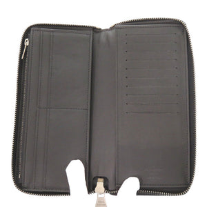 美品 ルイ ヴィトン ダミエアンフィニ ジッピーウォレット ヴェルティカル N63548 オニキス 2016年製 長財布 黒 LV 1518【中古】LOUIS VUITTON メンズ