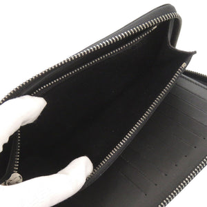 美品 ルイ ヴィトン ダミエアンフィニ ジッピーウォレット ヴェルティカル N63548 オニキス 2016年製 長財布 黒 LV 1518【中古】LOUIS VUITTON メンズ