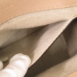 新品同様 クロエ ミニエディス レザー ピンクベージュ 2WAYショルダーバッグ ハンドバッグ 1527【中古】Chloe