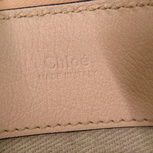 新品同様 クロエ ミニエディス レザー ピンクベージュ 2WAYショルダーバッグ ハンドバッグ 1527【中古】Chloe