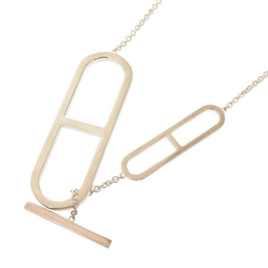 美品 エルメス エヴァー シェーヌ ダンクル ロング シルバー925 シルバー ネックレス 1532 【中古】 HERMES