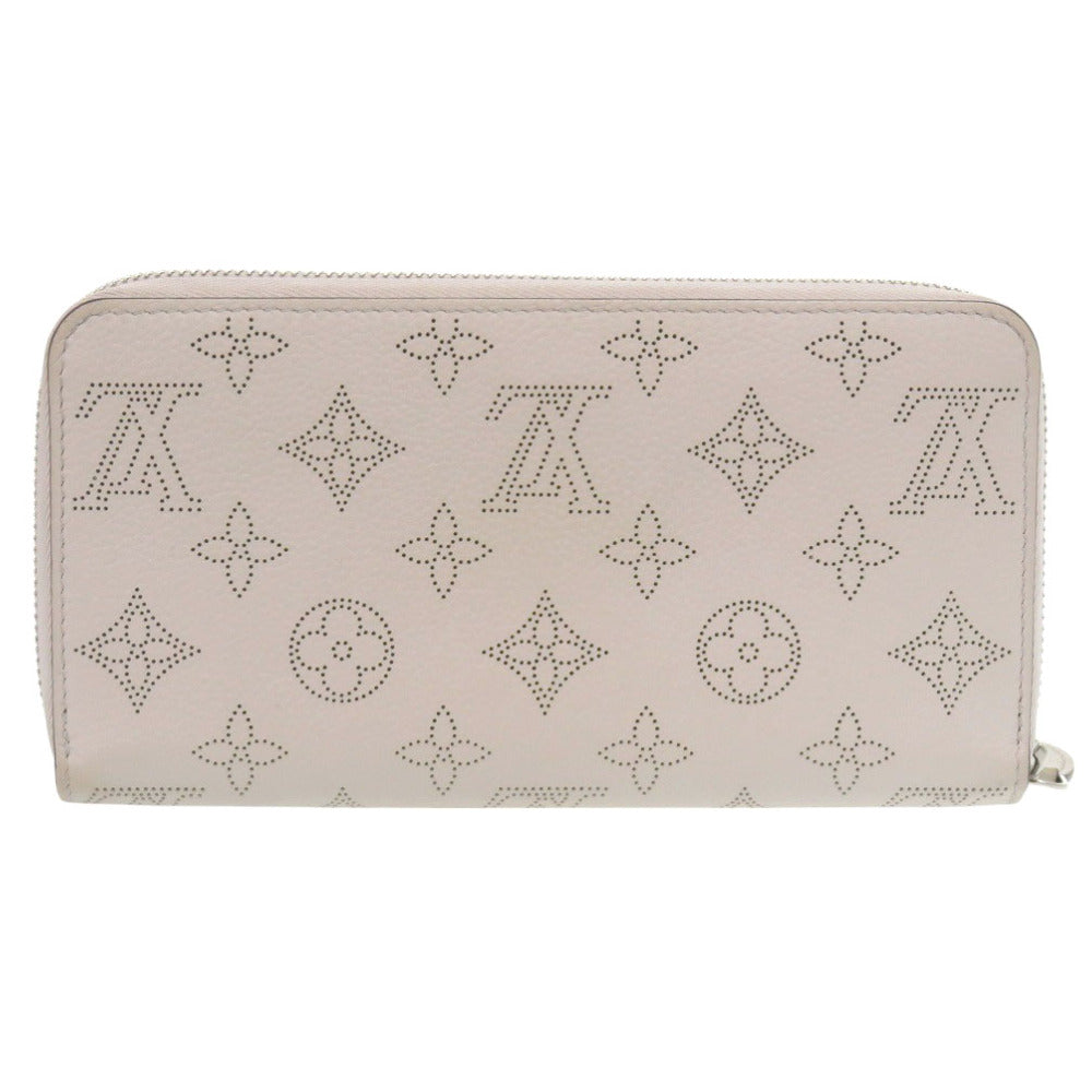 美品 ルイ ヴィトン ジッピーウォレット モノグラム マヒナ M69821 ICチップ ベージュ ガレ 長財布 LV 1536【中古】LOUIS VUITTON