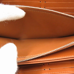 美品 ルイ ヴィトン ジッピーウォレット モノグラム マヒナ M69821 ICチップ ベージュ ガレ 長財布 LV 1536【中古】LOUIS VUITTON