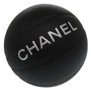 美品 シャネル ココマーク 7号球 ゴム ブラック バスケットボール 黒 1537【中古】CHANEL