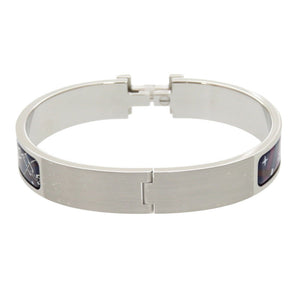 未使用 エルメス クリック セ ラ フィット ファン バングル メタル ネイビー 1550 【中古】 HERMES